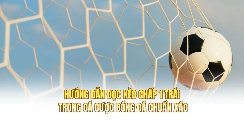 Hướng dẫn đọc kèo chấp 1 trái trong cá cược bóng đá chuẩn xác
